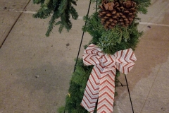 Candy Cane Wreath